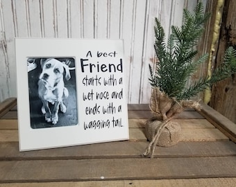 Photo Frame for New Puppy, Dog Mom Gift, Picture Frame For Dog Owner