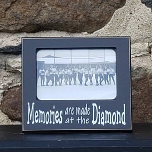 Gift for travel softball team, Memories Made on the Diamond, Senior Night Gift, Granddaughter Valentine Gift