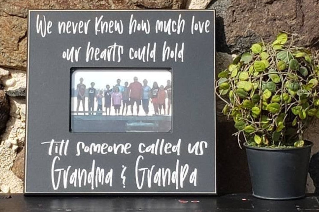 Grandma and Grandpa Picture Frame, Grandparents Picture Frame, Grandma and Grandpa Photo Frame