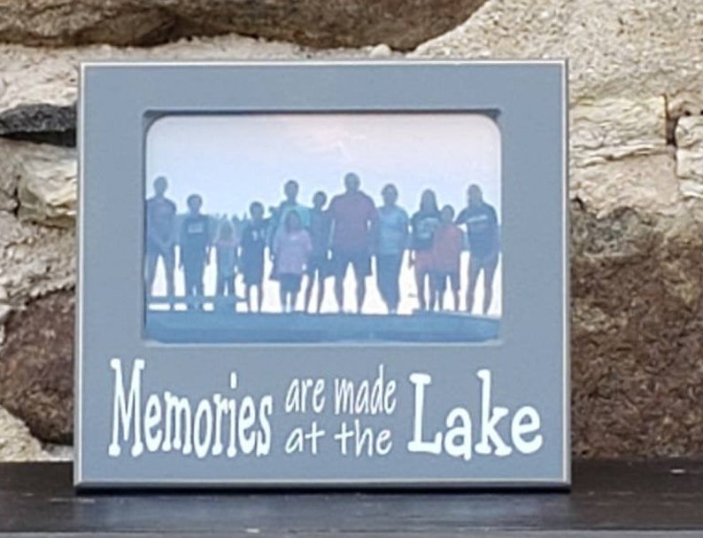 Lake Picture Frame Lake Vacation Picture Frame Lake House Etsy
