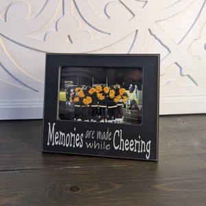 Cheerleader Senior Night Gift Cheer Team Picture Frame Nationals Gift Basket Item Coach Thank You