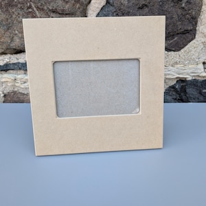 Blank Picture Frame Painting Activity Girls Night Craft Project Classroom Art Diy 4x6 Photo Birthday Gift Party Supply Wooden Surface