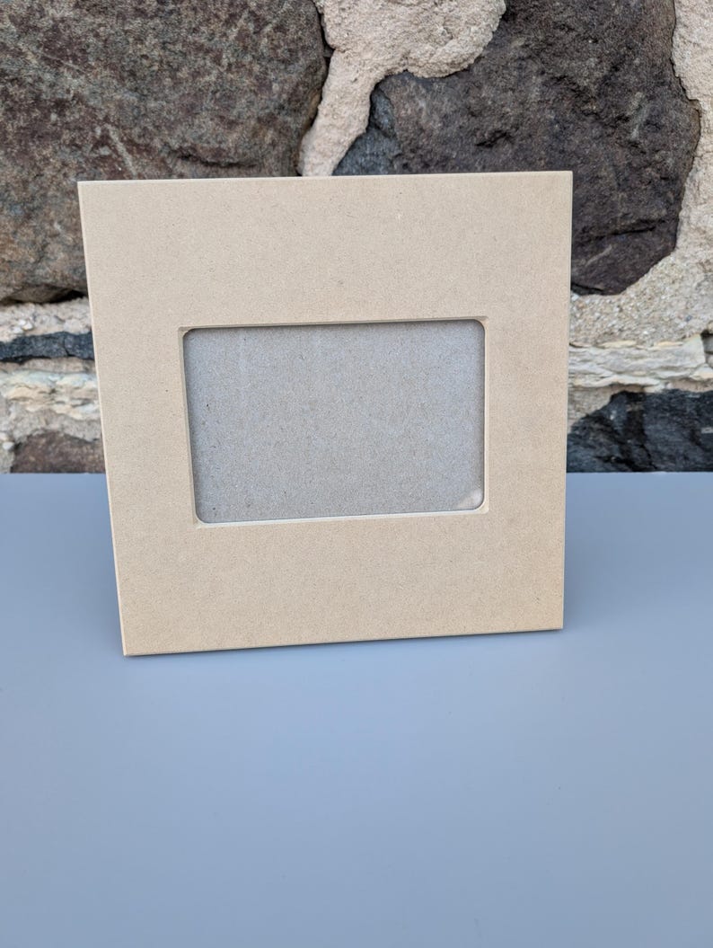 Picture Frame Kit Blank Wooden Surface DIY Painting Activity Craft Project Girls Night Birthday Party Supply 4x6 Photo Holder Glass Protection Classroom Art Project Paint Your Own Frame Customizable Design Tabletop Wall Display Creative