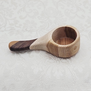 wood coffee scoop, tea measure