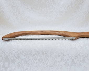 Wooden bread knife