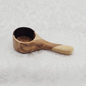 wood coffee scoop, tea measure