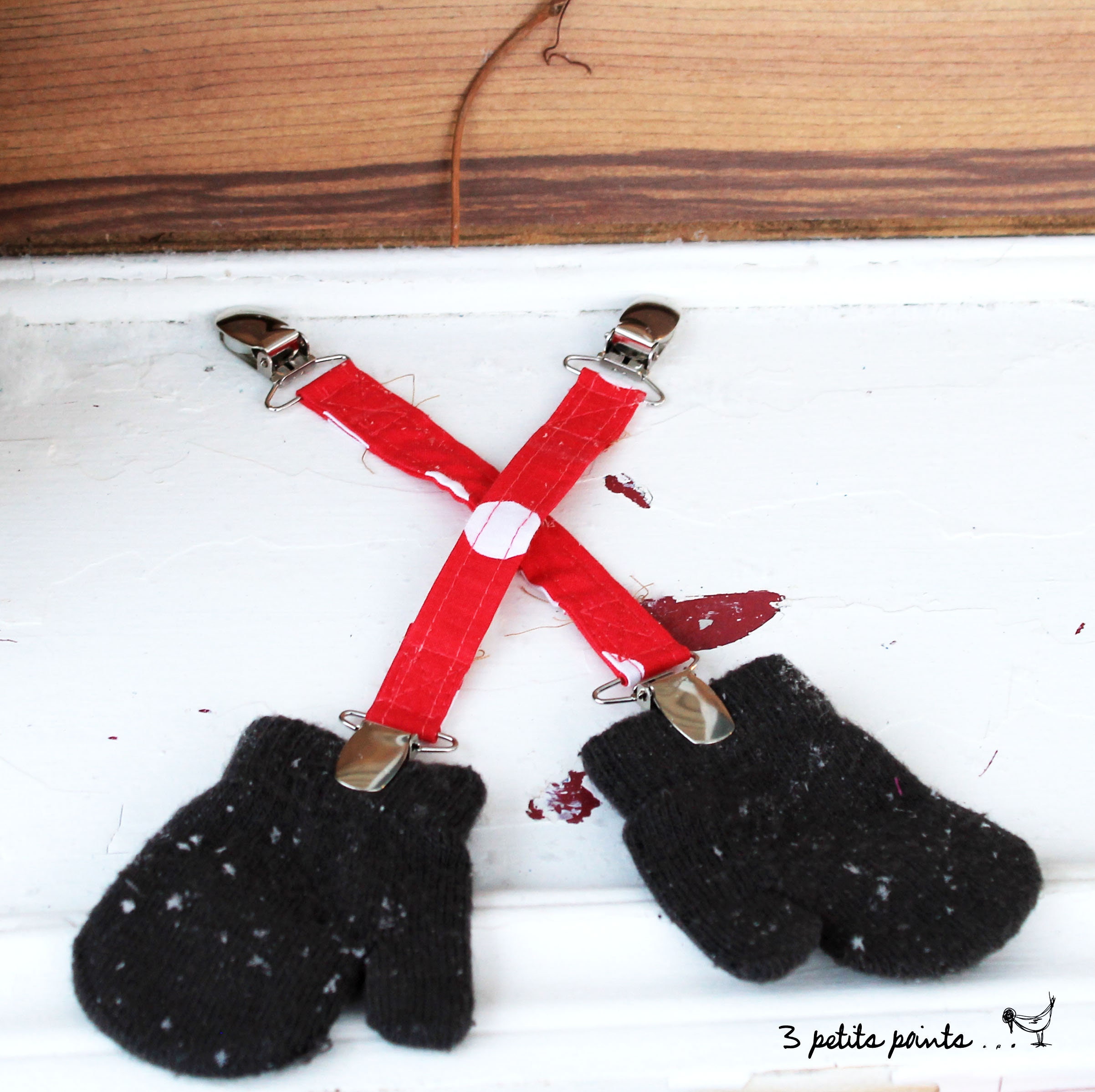 Mitten Clips for Children, Clips for Coat and Mittens, Recycled