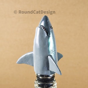 Shark head bottle stopper.