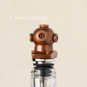 Replik Vintage Tiefsee Tauchen Helm Flasche Stopfen.