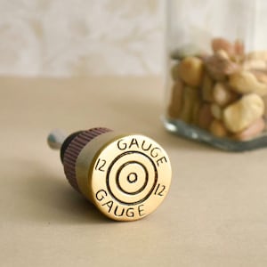 Fun replica 12 gauge shotgun shell bottle stopper!