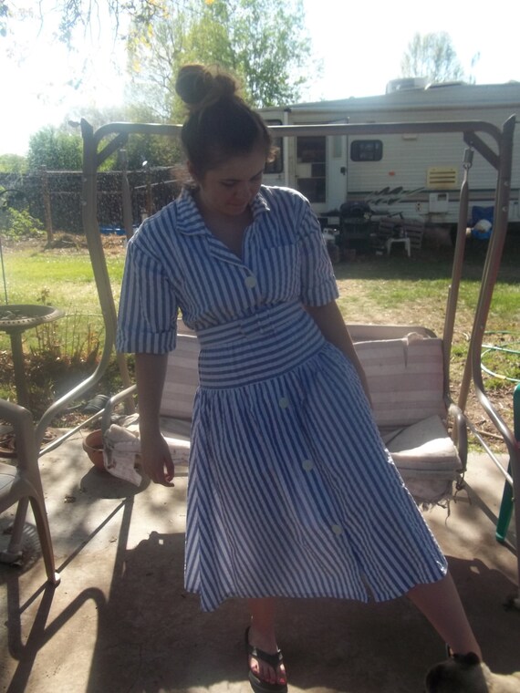 tea length swing dress