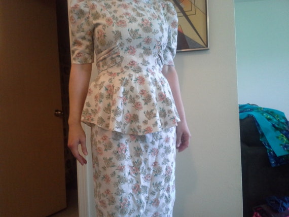 floral church dress