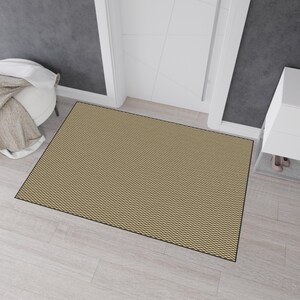 Old World Damask Collection Heavy Duty Floor Mat