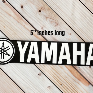Yamaha Logo Vinyl Stickers | Yamaha Drum Cover | Yamaha Motor Stickers | 5&quot; Yamaha Decals Set of 2