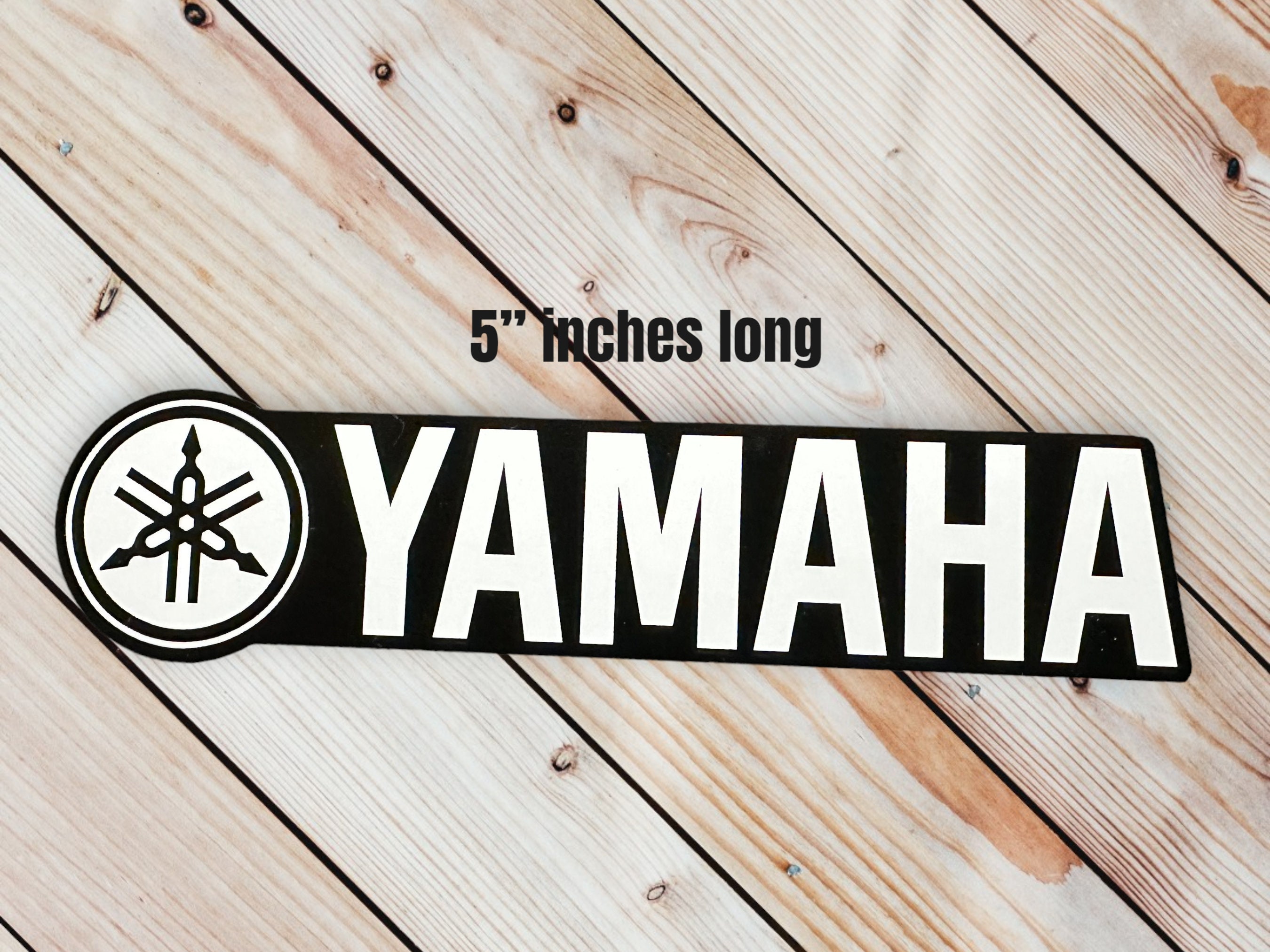 Yamaha Logo Fretboard Coat Of Arms Sticker - Resinated Decal, 35mm Diameter