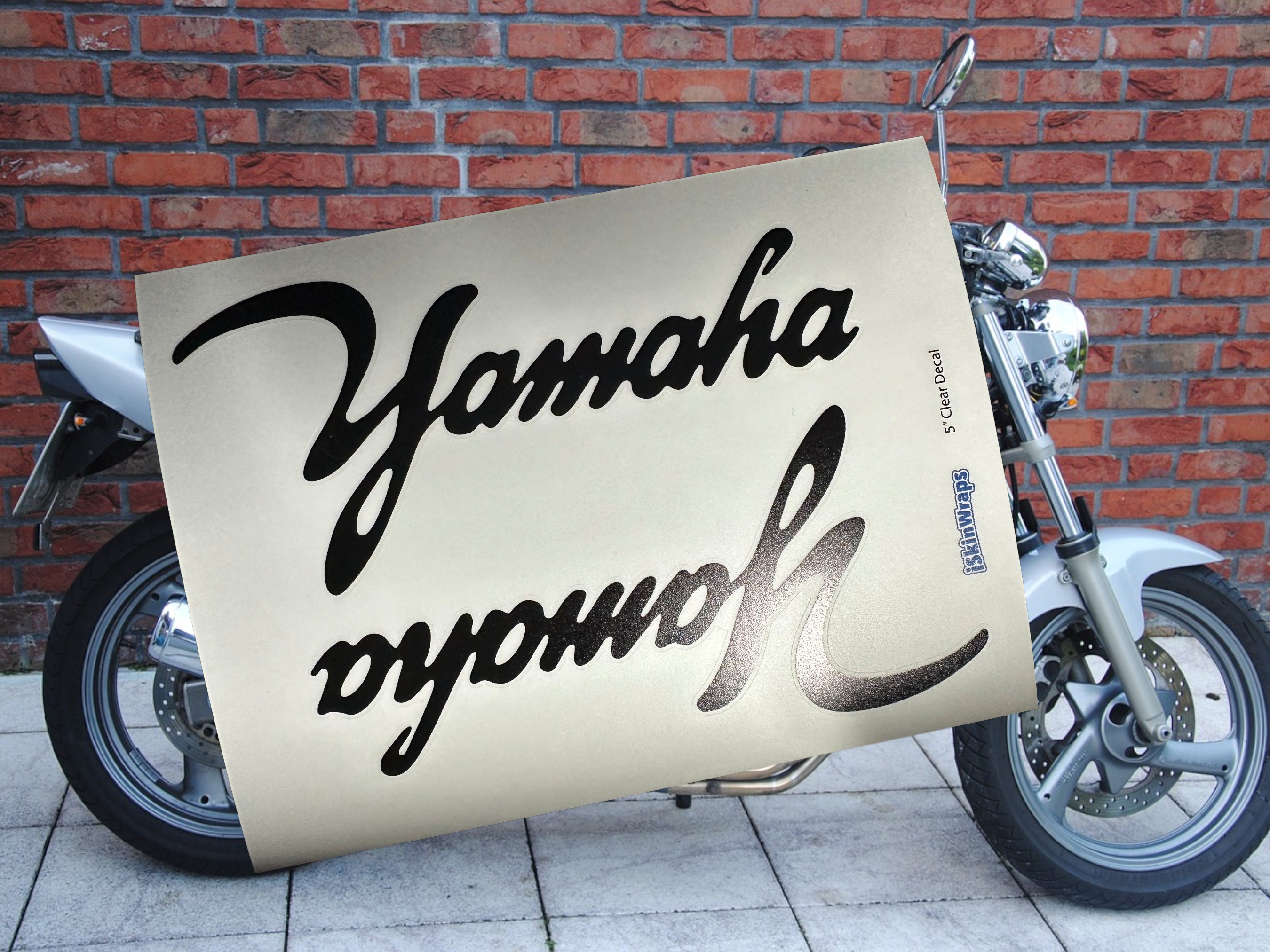 Vintage Yamaha Logo Vinyl Sticker | Yamaha Drum Cover | Yamaha