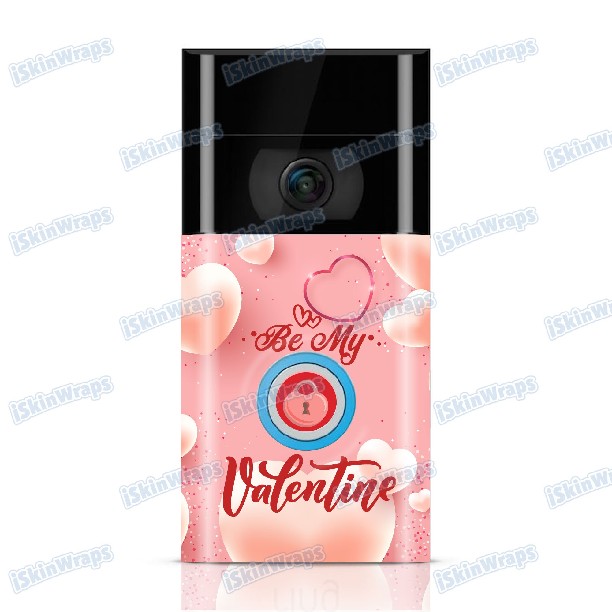 Adesivo avvolgente per il videocitofono Ring / Design ispirato a San Valentino per il tuo videocitofono Ring