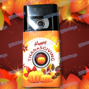 Faceplate Wrap Sticker for Ring Video Doorbell 2 or 3-4 | Faceplate decal for ring 2 or 3-4 |Thanksgiving Sticker Video Door Bell 2 or 3-4