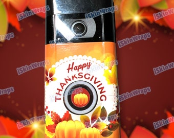 Faceplate Wrap Sticker for Ring Video Doorbell 2 or 3-4 | Faceplate decal for ring 2 or 3-4 |Thanksgiving Sticker Video Door Bell 2 or 3-4