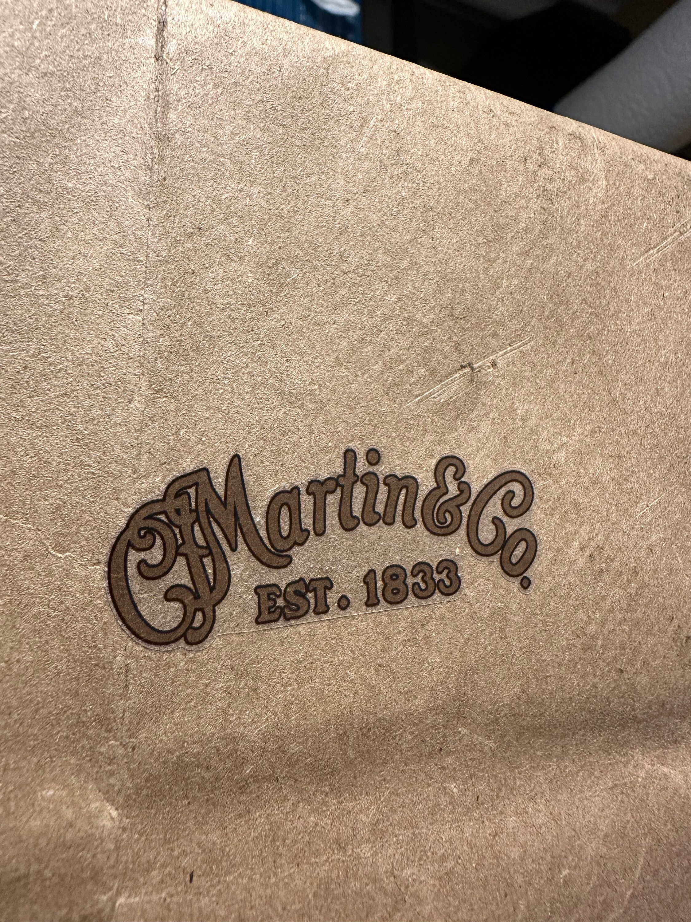 Martin Gitarrenlogo Aufkleber - Gitarrenaufkleber