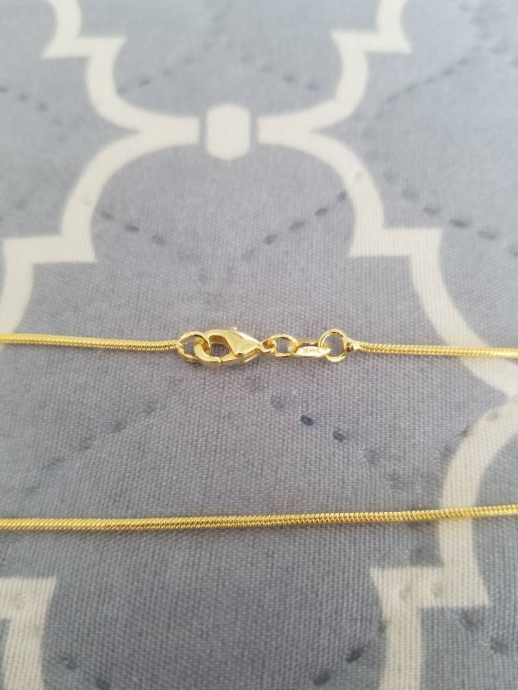 18 Kt Gold Filled snake chain