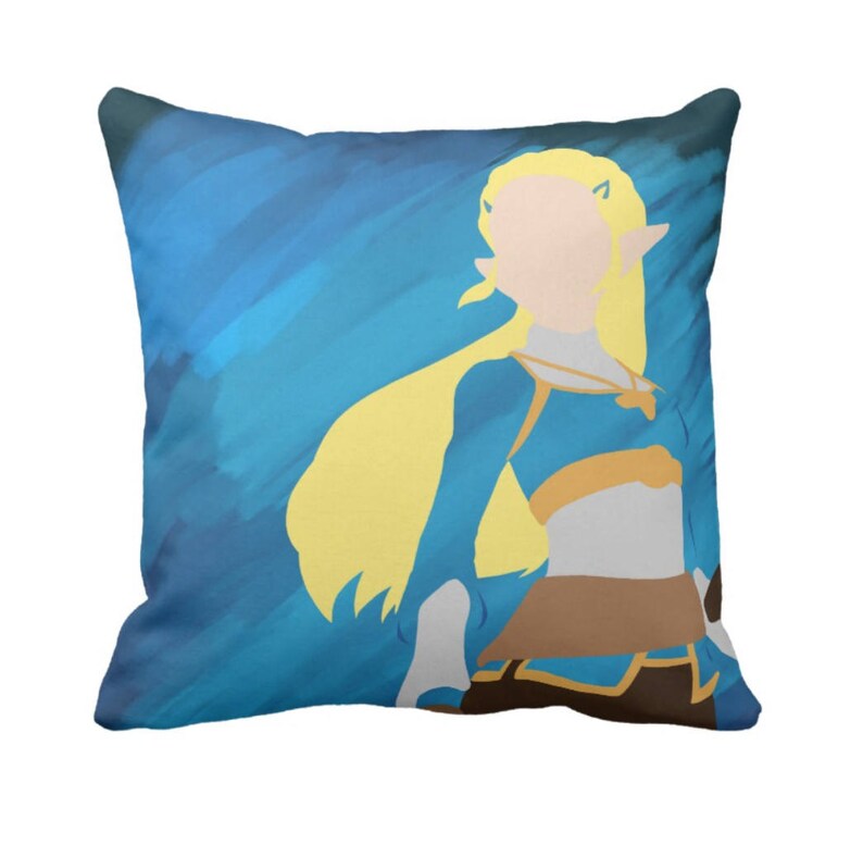 Princess Zelda Pillow Legend of Zelda Breath of the Wild Etsy