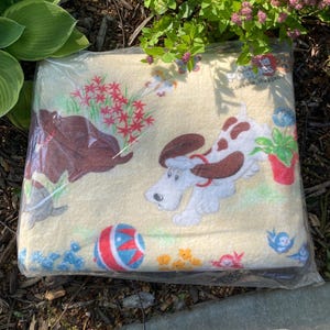 Pound Puppies!  1980&#39;s Pound Puppies blanket still in package!