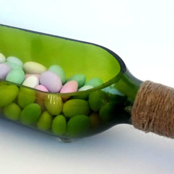 Repurposed Wine bottle Serving Tray/Wine cork Holder/Candy bowl