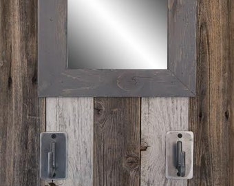 Mountain Vista Mirror with Hooks