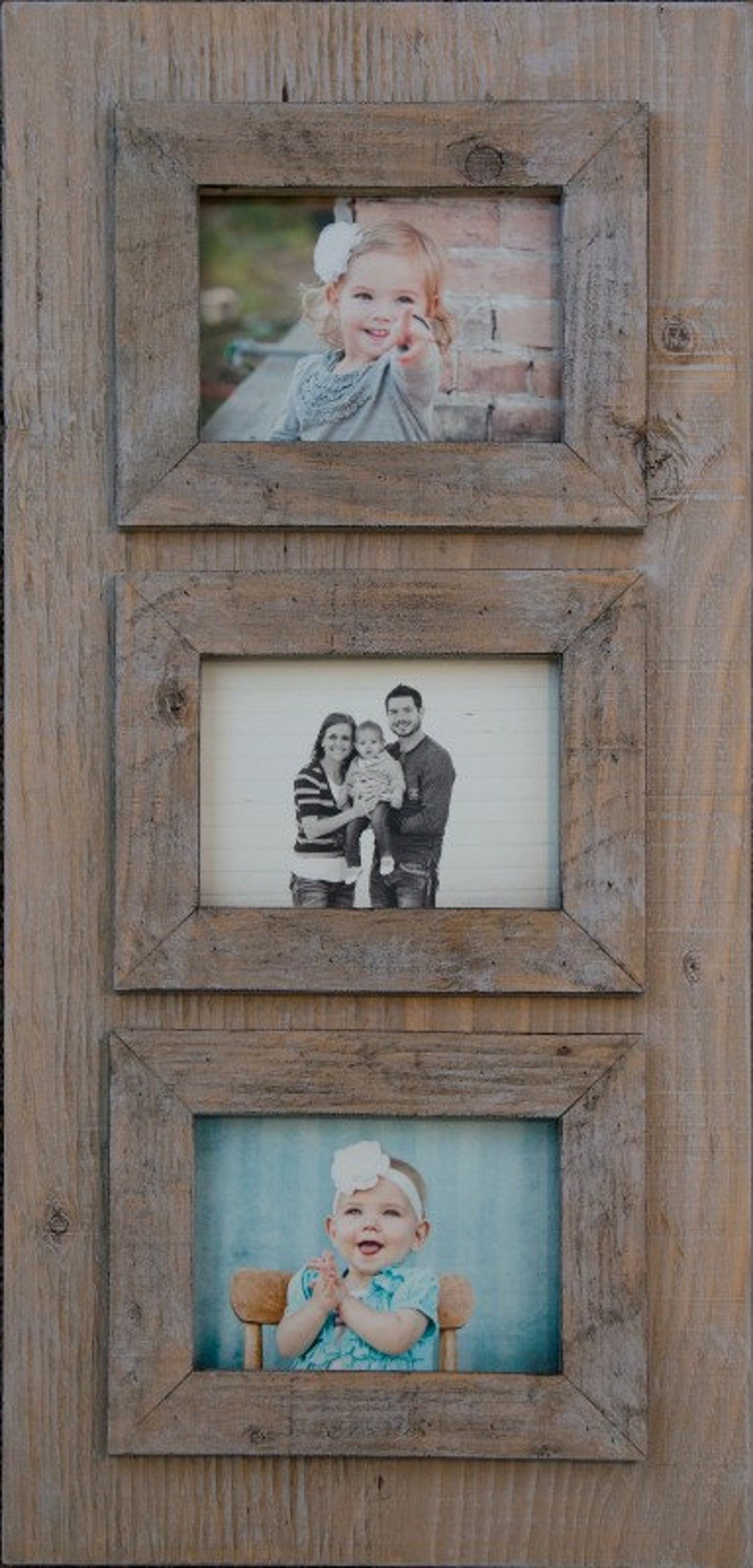 Rustic Collage Frame Etsy