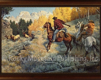 Right Place, Right Time - Western Cowboy Art by Clark Kelley Price