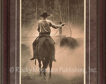 Cowboy Named Bronco - Western Cowboy Photography - Barry Hart