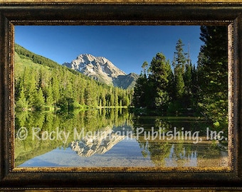 Morning Reflections - Mitchell Mansanarez Landscape - Framed Giclee