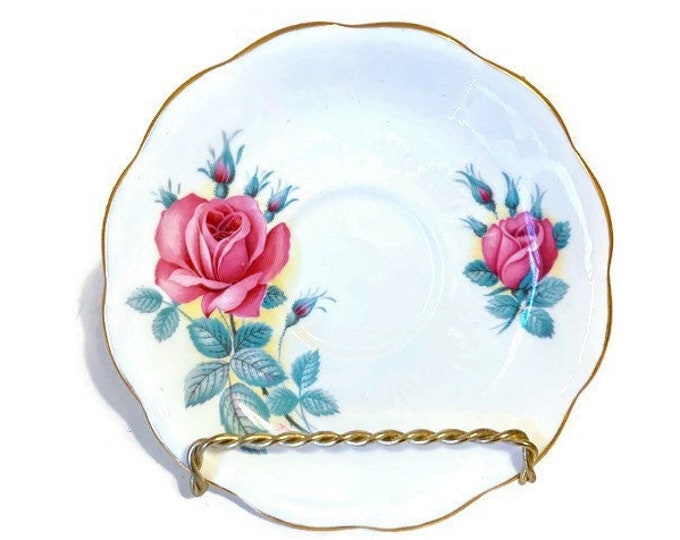 Royal Albert saucer, Elizabeth Sweetheart Rose Series in the Elizabeth Pattern