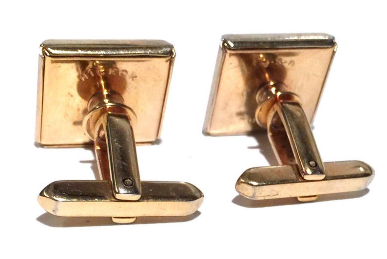 HICKOK USA CUFFLINKSVintage Cufflink and Tie Bar SetRed Etsy