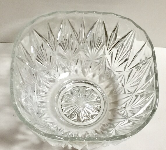 Hazel atlas Williamsport crystal punch bowl set munimoro.gob.pe