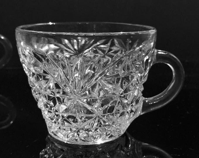 12 Vintage Punch Cups Arlington by Anchor Hocking Vintage Snack, Tea or Punch Cups for your Wedding Reception or Holiday Gathering