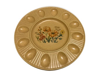 Vintage Deviled Egg Plate by Treasure Craft