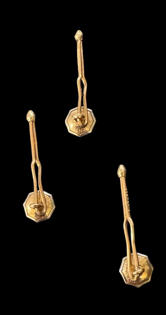 Krementz Tuxedo Cufflinks and Stud Set; 8 Pieces - image 6