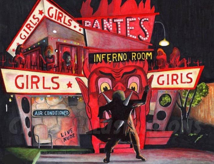 Dante’s Inferno Girls 5x7