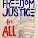 Freedom Justice for All Protest Sign, Printable (digital Download) - Etsy