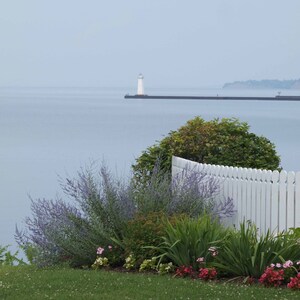 Sodus Point  lighthouse NY 8x10 or 5x7 Fine Art Print Digital  Photography