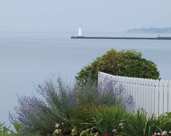 Sodus Point  lighthouse NY 8x10 or 5x7 Fine Art Print Digital  Photography