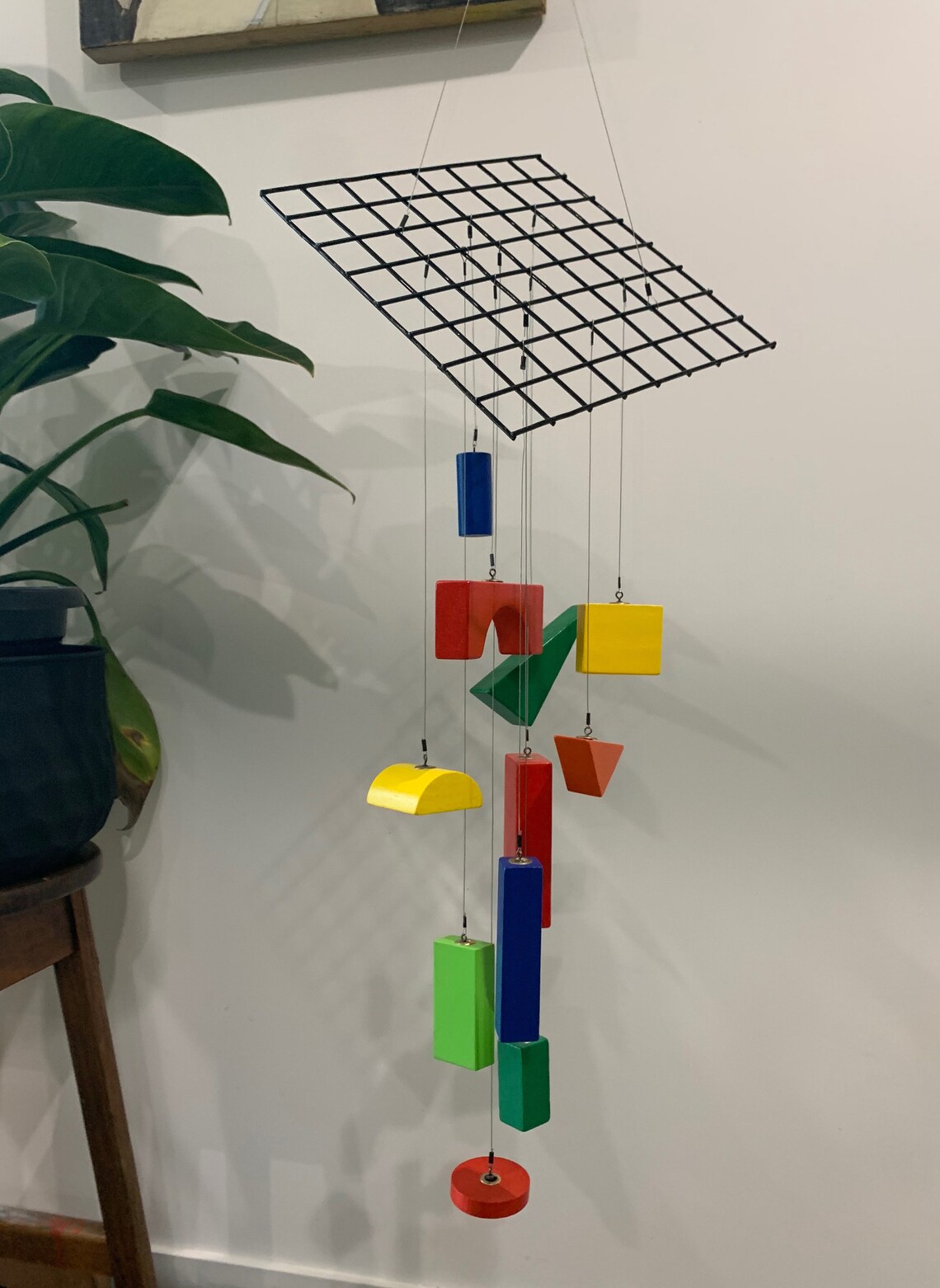 Modern Wooden Hanging Mobile for Children, Baby, Nursery, Home Decor