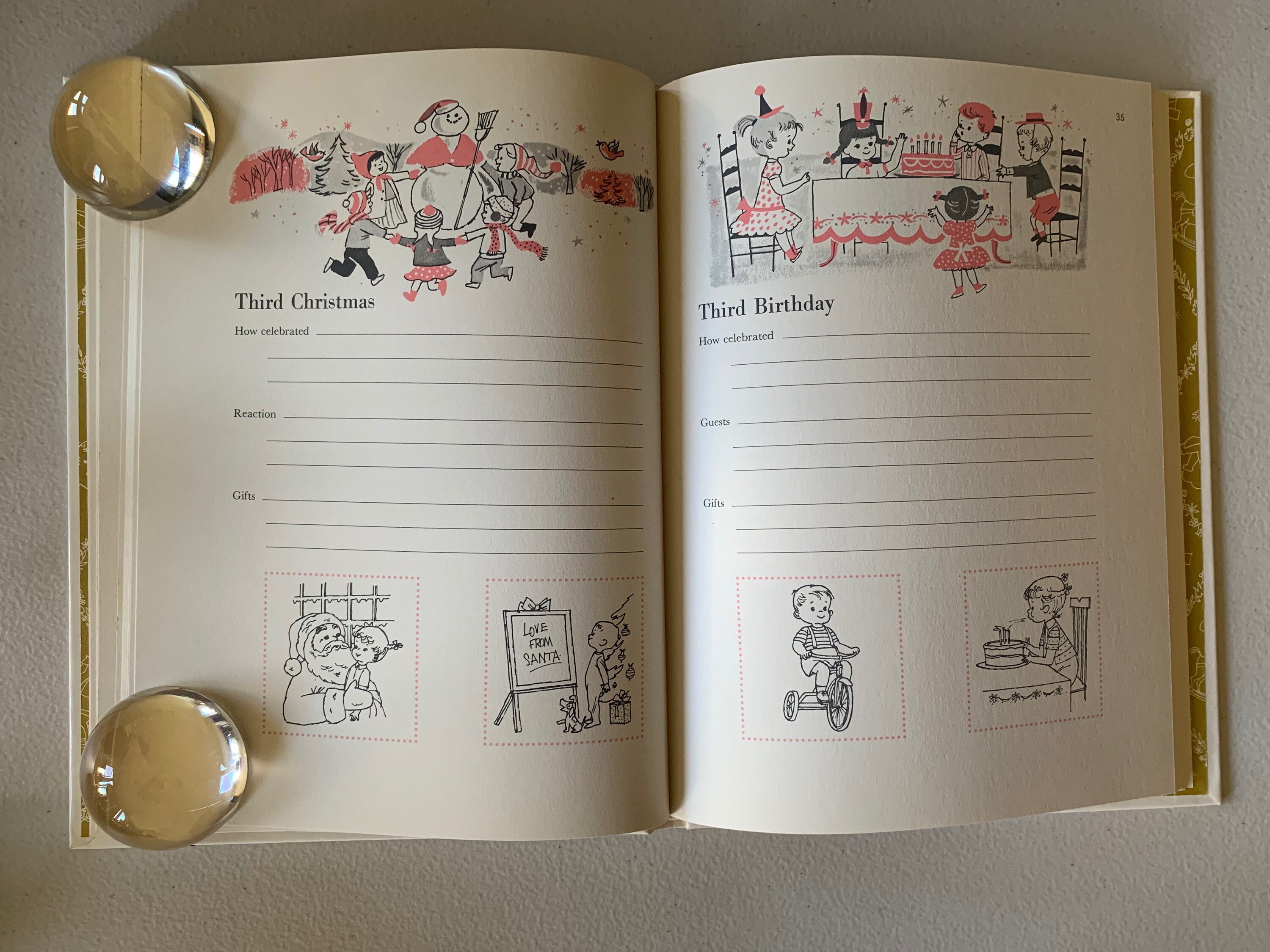 New Baby Book Gift Set For Vintage Lover Etsy