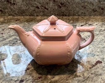Vintage Pink Art Deco Cube Square Teapot Made in Japan - Etsy