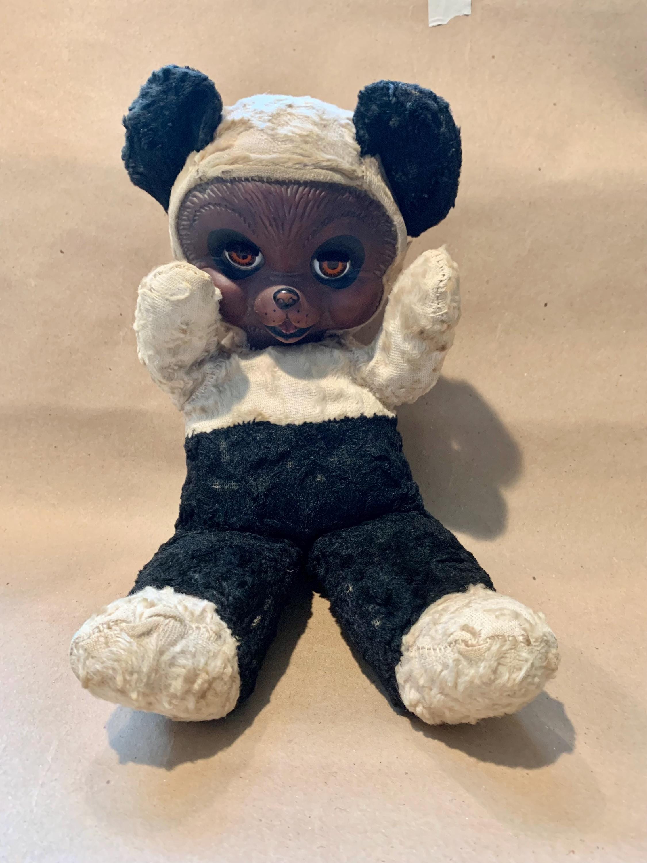 Vintage Rubber Faced Stuffed Animals - Etsy