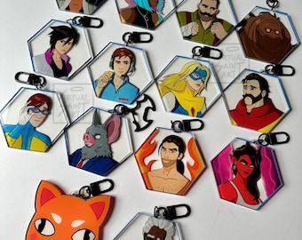 Dispatch Acrylic Keychains