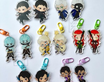 Vox Machina Double Sided Keychains