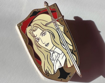 Castle Vampire Dracula Enamel Pin